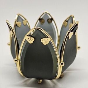 Vintage PartyLite Waterlily Lotus Tealight Votive Candle Holder P0560